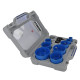 Mallette de 11 pièces - 8 scies cloches bi-métal cobalt 8% Ø 25 à 86mm + 2 pilotes + 1 clé Allen - TIVOLY - XT505270003 