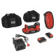 Palonnier à ventouse sur batterie 18 V TWINPACK - FLEX - avec chargeur, batteries et sacoches de transport - 533346 