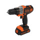 Perceuse-visseuse MULTIEVO - 18V - BLACK + DECKER - avec 1 batterie 18V 1,5Ah - chargeur - coffret - MT218S1A-QW 