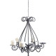 Lustre chandelier 6 bougies