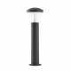 Balise de jardin gris foncé shelby