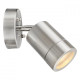 Applique d'extérieur chromée street 1 ampoule 16 cm