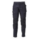 Pantalon de travail avec poches genouillères MASCOT Customized - 22379-311-Bleu marine-44-76