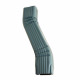 Dévoiement latéral gauche de 50 à 600 mm pour gouttière aluminium corniche 60 x 80 mm coloris au choix Bleu-Pigeon