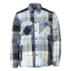 Chemise de travail en flanelle avec doublure fourrure MASCOT Customized - 23104-446-Bleu marine-M