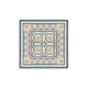 Caprice saint tropez angle carrelage aspect carreaux de ciment motif floral - 20 x 20 cm