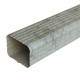Dauphin aluminium 60 x 80 mm rectangulaire épaisseur 1,5 mm - coloris et longueur au choix Imitation-Zinc