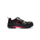 Chaussures de sécurité basses GECKO 24710000 - Couleur et pointure au choix Noir-Rouge