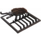 Gratte pied fonte avec brosse