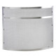 Pare-feu cheminée design en inox