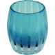 Bougeoir photophore de jardin 11cm - Coloris au choix Bleu