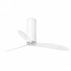 Ventilateur de plafond blanc brillant tube