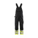 Salopette haute-visibilité 26621800 - Couleur et taille au choix Noir-Jaune fluo