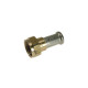 Raccord multicouche laiton à visser HENCO joint plat - écrou libre - Ø 26 mm x 3/4' - 26P-26Z05
