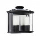 Aplique murale de jardin noire ceres 2 ampoules