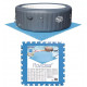 Protecteurs de plancher piscine 8 pcs Bleu 58220 