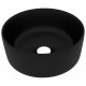 Lavabo rond de luxe 40x15 cm céramique - Couleur au choix Noir-mat