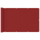 Écran de balcon 120x600 cm pehd - Couleur au choix Rouge