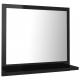 Miroir de salle de bain sonoma 40x10,5x37 cm - Couleur au choix Noir brillant