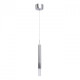 Suspension chromée techno 1 ampoule 160 cm