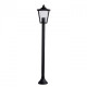 Lampadaire noir street 1 ampoule 105 cm