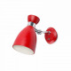 Aplique murale rouge retro 1 ampoule