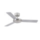 Ventilateur de plafond nickel mat mini mallorca