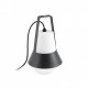 Lampe de jardin noire cat 1 ampoule