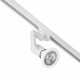 Projecteur sur rail blanc ram 1 ampoule