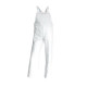 Cotte à bretelles LMA BROSSE blanc T.XXS - 300344 T.0