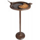 Bain oiseau abreuvoir & mangeoire sur pied