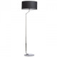 Lampadaire chromé megapolis 1 ampoule 156 cm