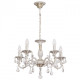Chandelier blanc classic 5 ampoules 81 cm
