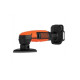 Ponceuse à batterie delta 12v bdcds12n black and decker