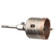 Kit trépan carbure DIAGER Crusher - Trépan + porte trépan + foret centreur - Ø 80 mm - SDS-Plus - 325CD080