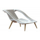 Fauteuil bain de soleil 2 en 1 - Couleur au choix