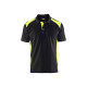 Polo Piqué 33241050 - Couleur et taille au choix Noir-jaune fluo