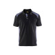 Polo Piqué 33241050 - Couleur et taille au choix Noir-Gris clair