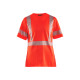 T-shirt haute-visibilité anti-UV femme 33361013 - Couleur et taille au choix Rouge fluo