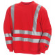 Sweatshirt haute-visibilité  33411974 Rouge