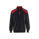 Sweat col camionneur 33531158 - Couleur et taille au choix Noir-Rouge