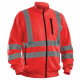 Sweatshirt haute-visibilité avec glissière  33581974 Rouge