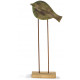 Oiseau déco sur socle - Couleur au choix