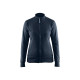 Sweat-shirt zippé coton femme 3372115 - Couleur et taille au choix Marine-foncé