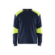 T-shirt manches longues ignifuge retardant flamme Marine/Jaune-Fluo 34571761 - Taille au choix