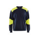 Sweat retardant flamme Marine/Jaune-Fluo 34581762 - Taille au choix