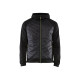 Veste hybride à capuche 34632526 - Couleur et taille au choix Noir-Jaune fluo