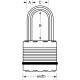 Master lock cadenas excell 3 pcs acier 45 mm m1eurtrilh