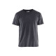 T-shirt uni Noir/Gris-Clair 35251053 - Taille au choix