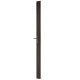 Serrure 3 points marron cp adriatic réversible pour porte 2500mm haut. Maxi. 4 clés tribando thirard